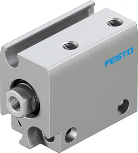 Produktfoto 1 von Festo ADN 5177082 Pneumatik-Kompaktzylinder 5 mm Doppeltwirkend, Bohrung Ø 10 mm, bis 8 bar