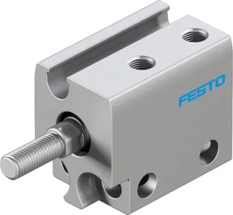 Produktfoto 1 von Festo ADN 8080598 Pneumatik-Kompaktzylinder 5 mm Doppeltwirkend, Bohrung Ø 6 mm, bis 8 bar