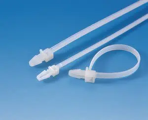 Produktfoto 1 von HellermannTyton T30RSF Nylon 6.6 Kabelbinder Lösbar Natur 3.6mm x 158 mm
