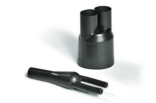 Produktfoto 1 von HellermannTyton Helashrink 200 Wärmeschrumpfschlauch, Polyolefin Schwarz, Ø 21 mm, Länge 76.5mm