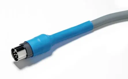 Produktfoto 1 von HellermannTyton HIS-3 Wärmeschrumpfschlauch, Polyolefin vernetzt Blau, Ø 12.7 mm Schrumpfrate 3:1, Länge 5m