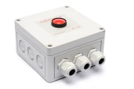 Produktfoto 1 von United Automation Drucktaster mit Timer Druckknopf-Timer Heizgerät für Quarz-Infrarot-Halogenlampen