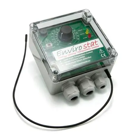Produktfoto 1 von United Automation Envirostat FP6E Thermostat, 4 Std. Programm 25 A / 230V SPST, 20 °C, -20 °C 230V