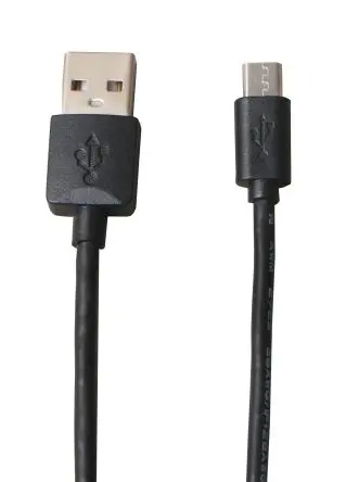 Okdo Stecker IC-Buchse USB-Kabel, USB Typ A Stecker / Micro-USB Typ B, 1 m USB 2.0 Schwarz