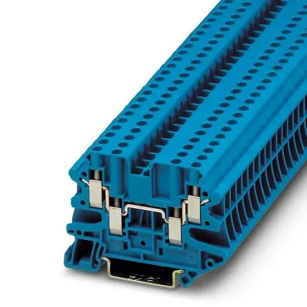 Produktfoto 1 von Phoenix Contact UT 4 Anschlussklemmenblock für Durchkontaktierung 1 Blau, 0.14mm², 6 mm², 500V Schraubbefestigung