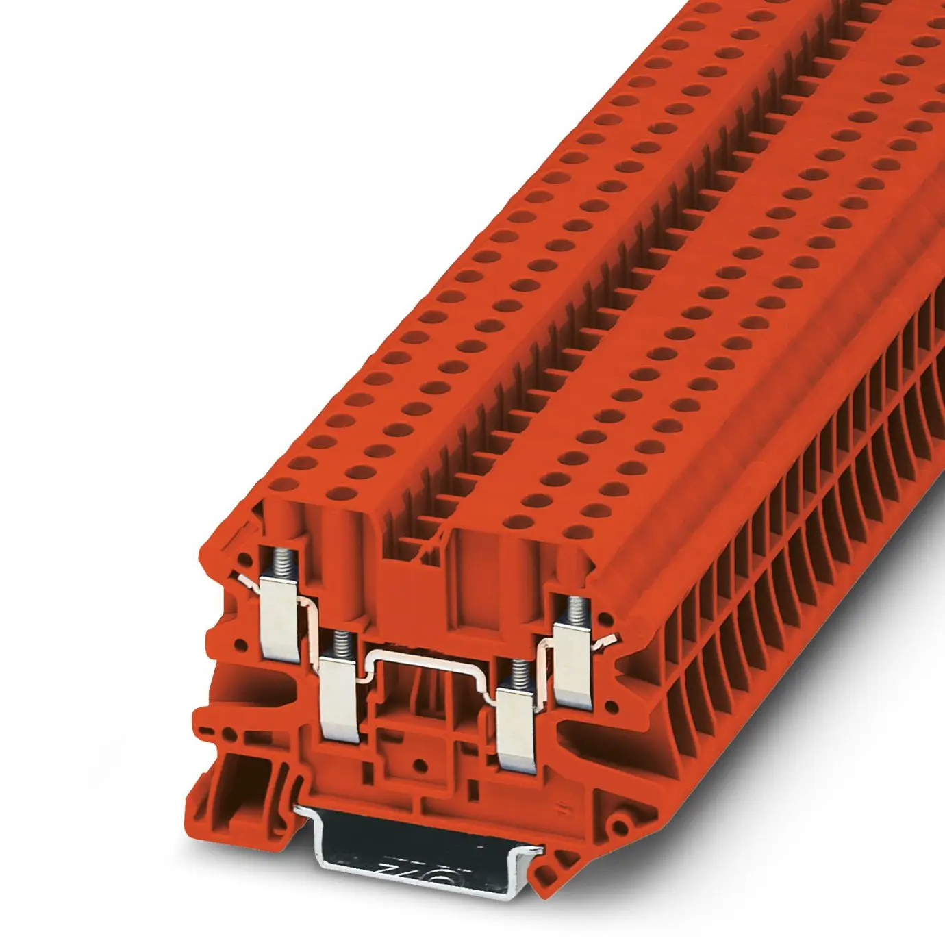 Produktfoto 1 von Phoenix Contact UT 4 - QUATTRO Reihenklemme Rot, 0.14 → 6mm², 500 V / 32A, Schraubanschluss