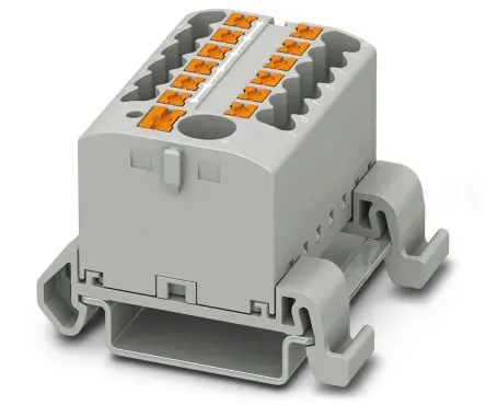 Produktfoto 1 von Phoenix Contact Verteilerblock 24A Grau