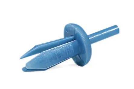Produktfoto 1 von HellermannTyton HTWD-R4 Polyamid 6 Kabelhalter Kabelrohr 9 mm Blau Blau-Finish