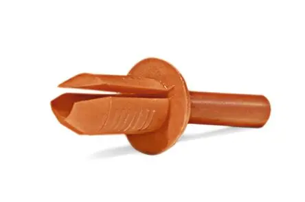 Produktfoto 1 von HellermannTyton HTWD-R6 Polyamid 6 Kabelhalter Kabelkanal 10 mm Orange Orange-Finish