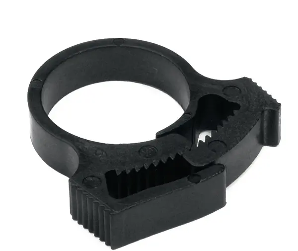 Produktfoto 1 von HellermannTyton Kabelhalter Schlauchklemme Steckend, Kabel-Ø 15mm Schwarz