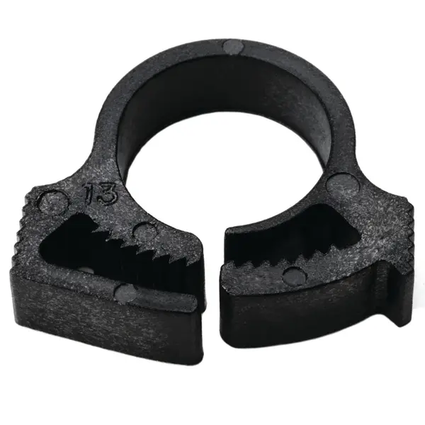 Produktfoto 1 von HellermannTyton Kabelhalter Schlauchklemme Steckend, Kabel-Ø 13.3mm Schwarz