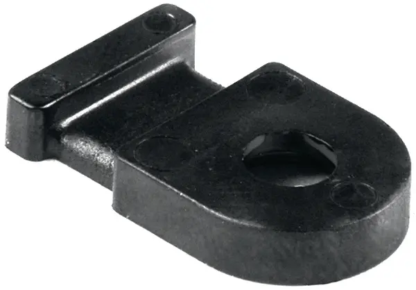 Produktfoto 1 von HellermannTyton Befestigungssockel Schwarz 12,5 mm x 20.5mm