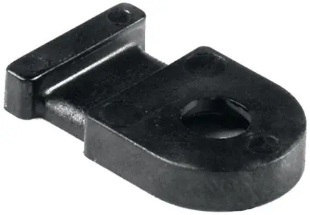 Produktfoto 1 von HellermannTyton MB Befestigungssockel Schraubbefestigung Polyamid Schwarz 12.5mm x 3.3 mm x 20.5 mm