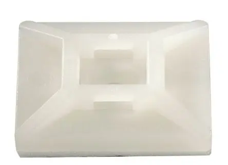 Produktfoto 1 von HellermannTyton MB4CA Befestigungssockel Kabelbinderbefestigung zum Schrauben Nylon 29 mm x 5.7mm x 29mm