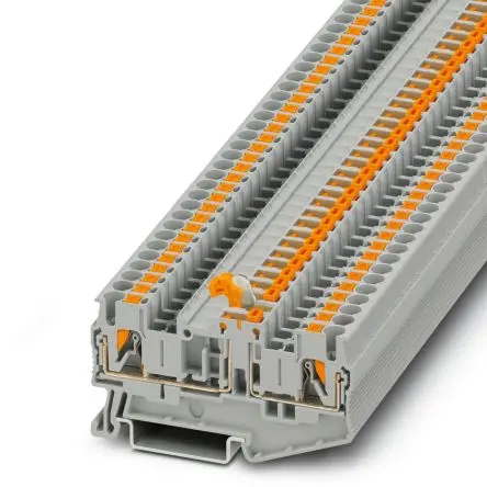 Produktfoto 1 von Phoenix Contact PT 2 Trenn- und Messtrennreihenklemme 1 Grau, 4mm², 400V Einsteck-Anschluss