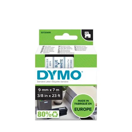 Produktfoto 1 von Dymo Beschriftungsband Blau für Dymo 160, Dymo 280, Dymo 450 DUO, Dymo PnP, Dymo 210D, Dymo 500TS, Dymo, mobiles