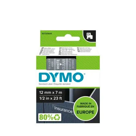 Produktfoto 1 von Dymo Beschriftungsband Weiß für Dymo PnP, Dymo, mobiles Etikettiergerät, Dymo 450 DUO, Dymo 360, Dymo 210D, Dymo 160,
