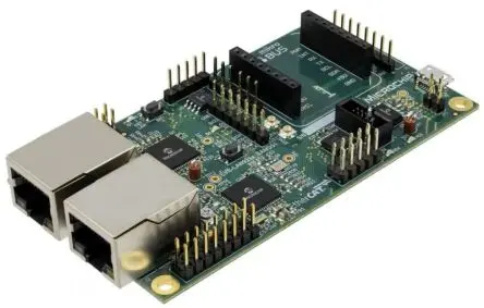 Microchip Entwicklungstool Kommunikation und Drahtlos Evaluierungskit für EVB-LAN9253-SAMD51