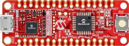 Produktfoto 1 von Microchip Evaluierungskit MCU, Evaluierungskit Entwicklungstool Microcontroller 32-Bit-MCU PIC32CM PIC32CM1216MC00032