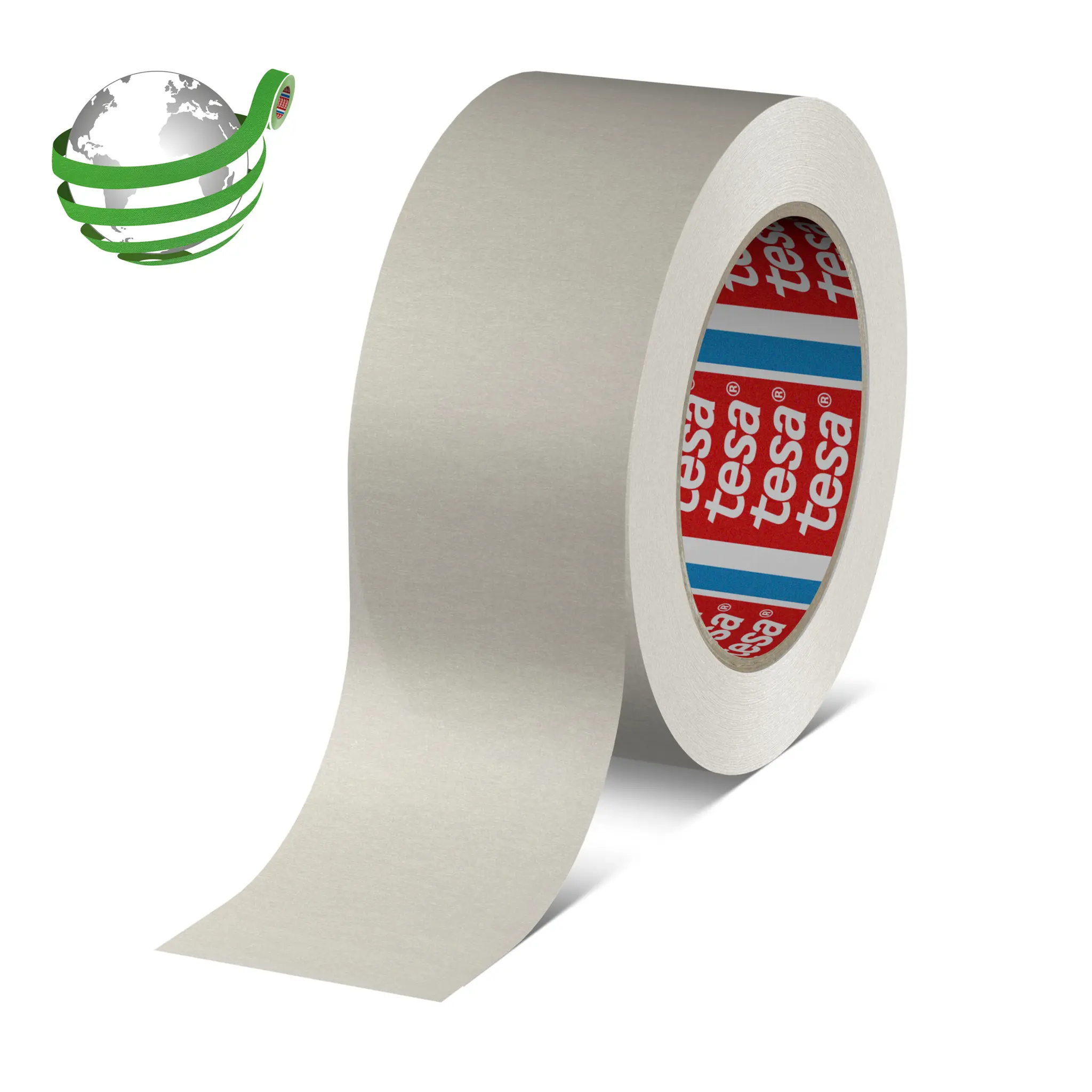 Produktfoto 1 von Tesa 4713 Packband, Papier, Weiß, Stärke 125 mm, 50 mm x 50 m