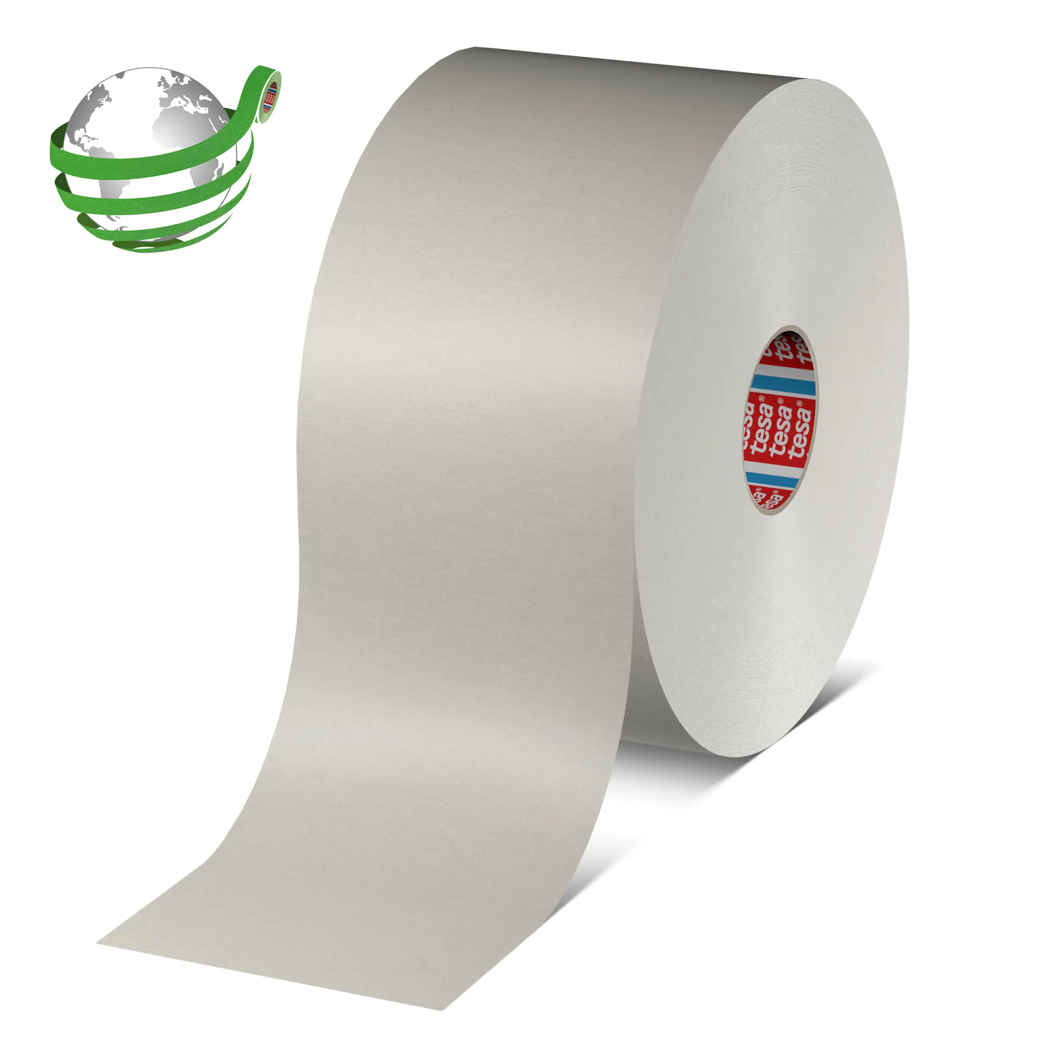 Produktfoto 1 von Tesa 4713 Packband, Papier, Weiß, Stärke 125 mm, 75 mm x 50 m