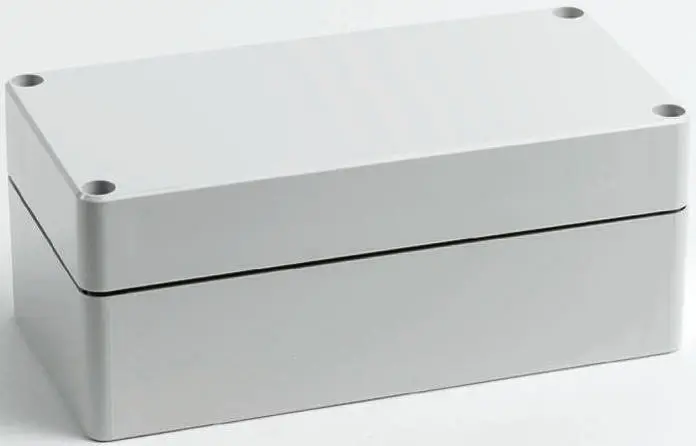 Produktfoto 1 von Fibox; Gehäuse; Polycarbonat; Grau IP40, IP66 Breite 80 mm Höhe 85 mm Länge 120 mm