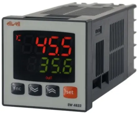 Produktfoto 1 von Eliwell EW 4821 Controller Panel 2, 3 x Halbleiterrelais Ausgang/ Thermoelement, PTC, Pt100, NTC-Thermoelement Eingang