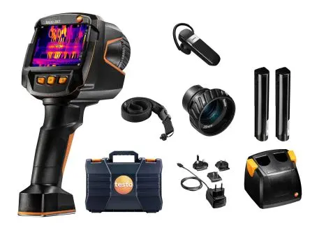 Testo 883 Wärmebildkamera-Set Bluetooth, USB Hand-Fokus 320 x 240 Pixel, 650 °C / 40mK