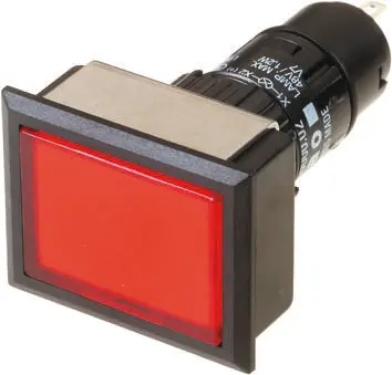 Produktfoto 1 von EAO 71 Drucktastenkopf, Rot Tastend Glatt Rechteckig Aluminium, IP65