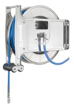 PREVOST 1/2-Zoll-G Schlauchtrommel Schlauch inklusive 15 m bis 10 bar 1/2 in BSP, Wand