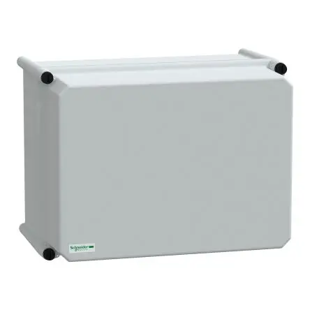 Produktfoto 1 von Schneider Electric PanelSeT; Gehäuse; GF Polyester; Grau; IK09 IP66 Breite 360 mm Höhe 270 mm Länge 230 mm