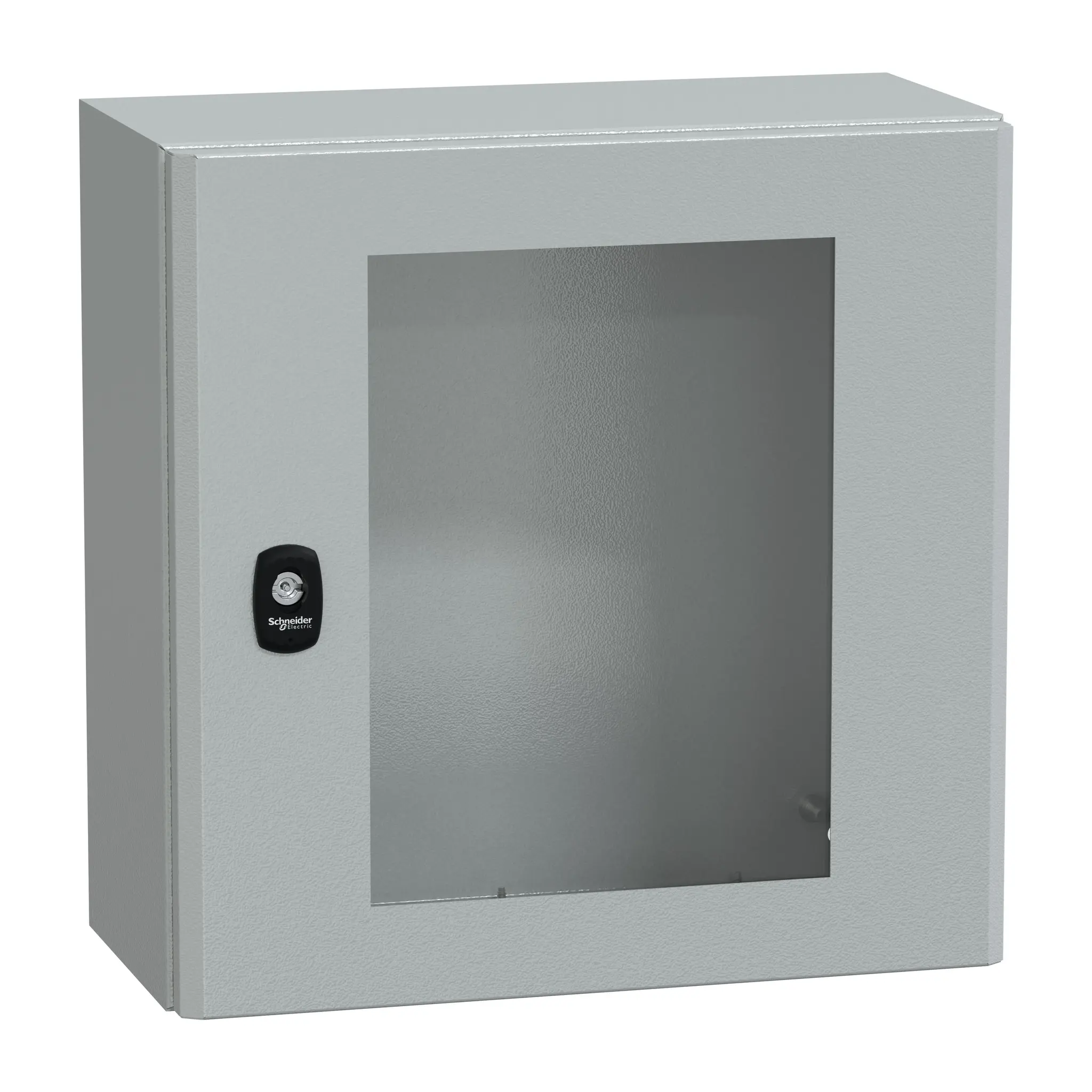 Schneider Electric PanelSet S3D Stahl Wandanschlusskasten Grau IP66 Transparente Tür, HxBxT 400 mm, 400 mm x 200 mm