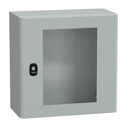 Produktfoto 1 von Schneider Electric PanelSeT S3D Stahl Wandgehäuse IP66, HxBxT 400 mm x 400 mm x 200mm
