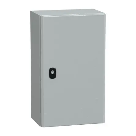 Produktfoto 1 von Schneider Electric PanelSeT S3D Stahl Wandanschlusskasten Grau IP66, HxBxT 500 mm, 300 mm x 200 mm