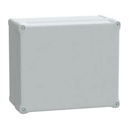 Produktfoto 1 von Schneider Electric PanelSeT Polycarbonat Wandanschlusskasten Grau IP66, HxBxT 341 mm, 291 mm x 168 mm