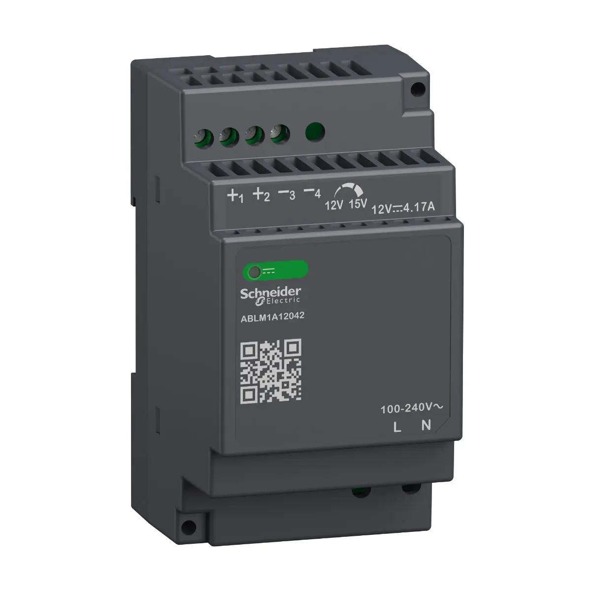 Schneider Electric ABLM1A DIN-Schienen Netzteil Getaktet 12V dc / 4.17A 100 → 240V ac