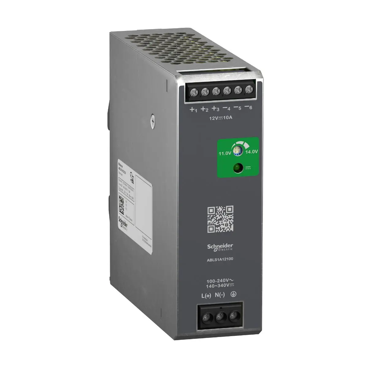 Produktfoto 1 von Schneider Electric ABLS1A DIN-Schienen Netzteil Getaktet 12V dc / 10A 100→240 V ac / 140→340V dc