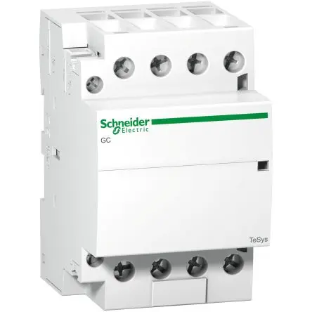 Schneider Electric TeSyS GC Schütz 220V ac, 240 V ac-Spule, 4-polig, 250V / 63 A 240V ac 8 W 4 Öffner Motorsteuerung,