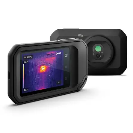 Produktfoto 1 von FLIR C3-X Wärmebildkamera mit WLAN Fest-Fokus 128 x 96Pixel, -20 → +300 °C / <70mK