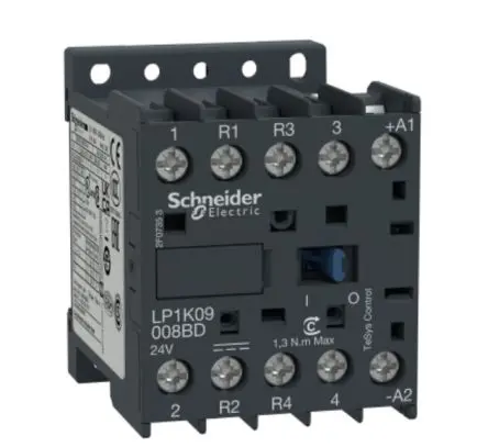 Produktfoto 1 von Schneider Electric TeSyS K Schütz 220V ac-Spule, 4-polig, 440V / 20 A 0.8V, 1.15 V 3 W 2 Schließer/2 Öffner