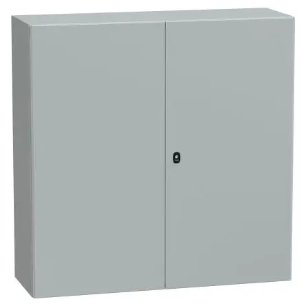 Produktfoto 1 von Schneider Electric PanelSeT S3D Stahl Wandgehäuse Grau IP55, HxBxT 1200 mm x 1200 mm x 400mm