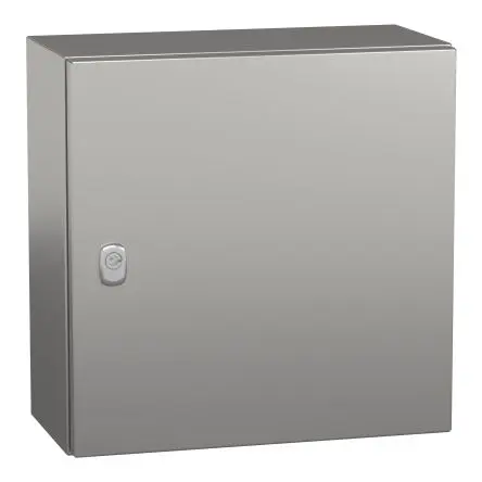 Produktfoto 1 von Schneider Electric PanelSeT S3X Edelstahl 316 Wandanschlusskasten farblos IP66, HxBxT 400 mm, 400 mm x 200 mm