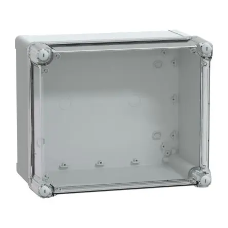 Produktfoto 1 von Schneider Electric PanelSeT; Gehäuse; ABS; Grau; IK07 IP66 Breite 241 mm Höhe 291 mm Länge 291 mm