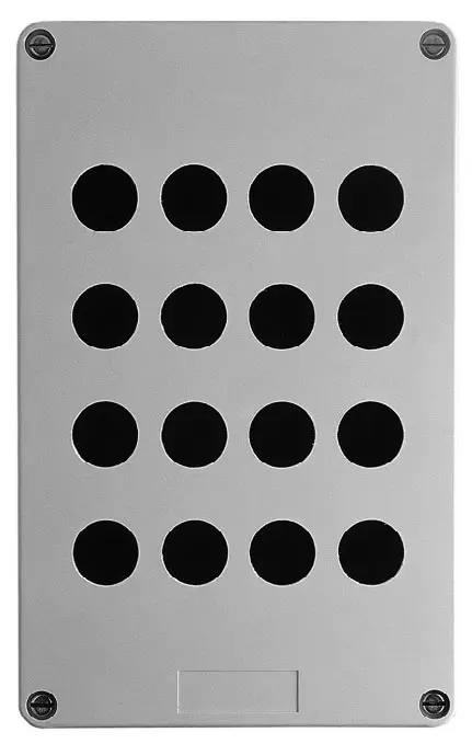 Produktfoto 1 von Schneider Electric XAPA Steuerstation-Gehäuse, 16 x Ø 22 mm, Grau, GF Polyester, IP69K, IP65, IP69