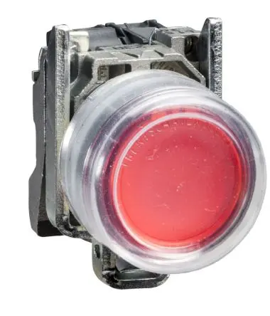 Produktfoto 1 von Schneider Electric XB4 Druckschalter Beleuchtet Durchsteckmontage Ø 22 mm, 1 Öffner Rot, IP65