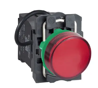 Produktfoto 1 von Schneider Electric Meldeleuchte, vollständig XB5, Harmony XB5 400V Rot, Ausschnitt-Ø 22mm Universal-LED IP 66