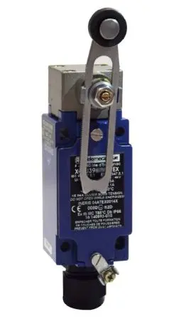 Produktfoto 1 von Telemecanique Sensors OsiSense ATEX D Endschalter, Rollenhebel 1 Schließer/2 Öffner, IP66, Zink-Zamak-Legierung 240V ac
