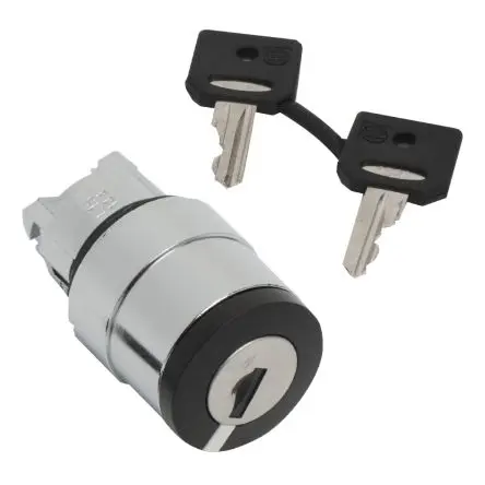 Produktfoto 1 von Schneider Electric Harmony Schlüsselschalterkopf 22 mm 3 Positionen 421E Federrückstellung IP67, IP69, IP66