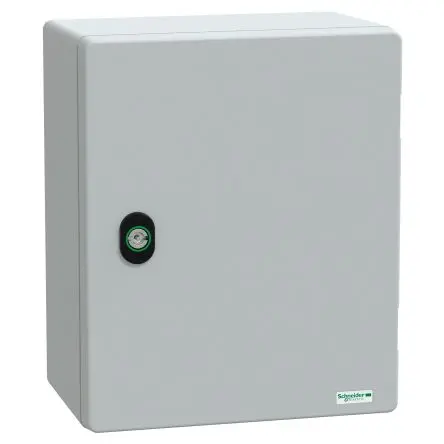 Produktfoto 1 von Schneider Electric PanelSeT GF Polyester Wandanschlusskasten Grau IP66, HxBxT 308 mm, 255 mm x 160 mm