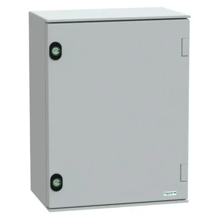 Produktfoto 1 von Schneider Electric PanelSeT GF Polyester Wandanschlusskasten Grau IP66, HxBxT 430 mm, 330 mm x 200 mm